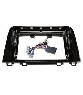 Kit adaptador de fascia y arnés para instalación de radio Android de 9 o 10 pulgadas en Honda CR-V 2017-2022