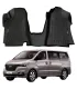 Alfombra de Bandeja Limited para Hyundai H1 2008 a 2022 Protector de Piso Impermeable 3D Negro