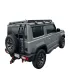 Escalera trasera marca Limited instalada en Suzuki Jimny gris 2019, Presenta una instalada