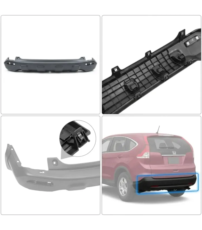 Bumper Trasero Parachoques Honda CR-V 2012 2013 2014 Reemplazo OEM 04715-T0A-A90 Para Pintar