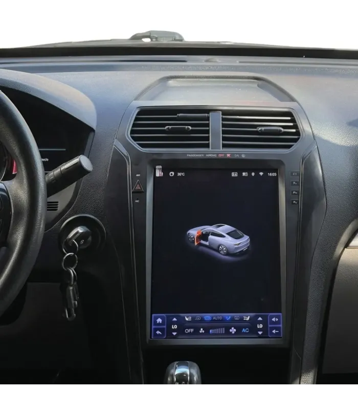 Pantalla Android Tesla Style 12.1 Ford Explorer 2011-2019 4GB RAM 64GB ROM. Muestra no.1