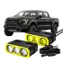 Foco Proyector Focus LED P02 Laser 210W 60000 Lumenes Luz Auxiliar LED Blanca 6000K para Autos Motos Off Road IP68