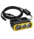 Foco Proyector Focus LED P02 Laser 210W 60000 Lumenes Luz Auxiliar LED Blanca 6000K para Autos Motos Off Road IP68