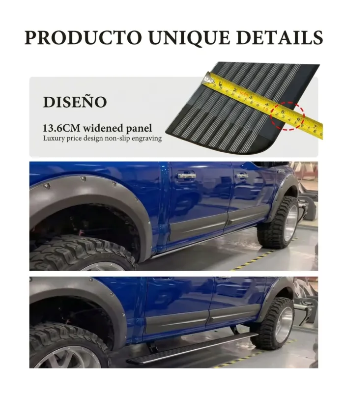 Estribos Laterales Chevrolet Silverado 1500 (2019-2022) Montada