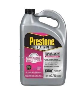 Anticongelante Refrigerante Prestone Platinum Rosa 50/50 Vehiculos Chinos Hibridos Galon AF12050MC-P Delantera