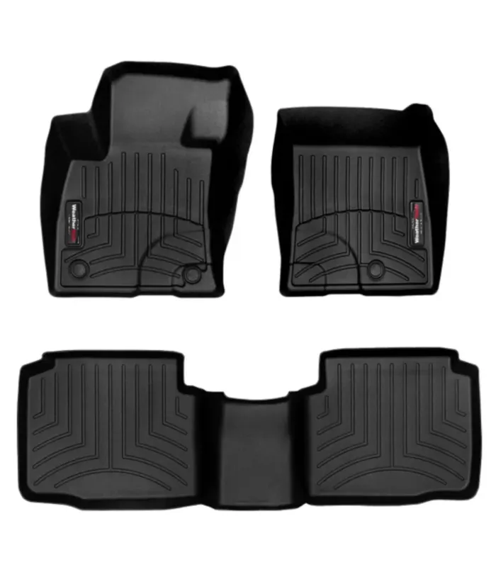 Alfombras WeatherTech FloorLiner para Ford Escape 2020 2021 2022 2023 2024 2025 Set Completo Negro
