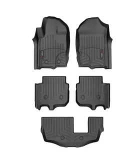 Alfombras WeatherTech FloorLiner para Ford Everest 2015-2017 Set Completo 3 Filas Ajuste Laser Ref 44941