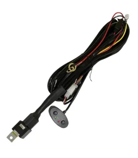 Arnés de Relay Reforzado 40A 12V con Switch Botón Encendido para Luces Barras LED Auxiliares APLLED-OX Completo