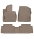 Alfombras WeatherTech FloorLiner a la medida para Hyundai Santa Fe 2021 2022 2023 Referencia 441656-1-2 Taupe