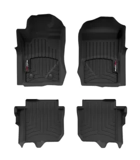 Alfombras WeatherTech FloorLiner a la medida para Ford Everest 2023 2024 2025 2026 Set 2 Filas Referencia 441855-1-2