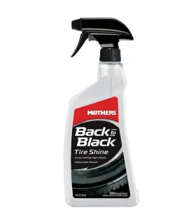 Brillo para Gomas Neumaticos Mothers Back to Black Tire Shine 24 oz 710ml Alto Brillo Acabado Humedo