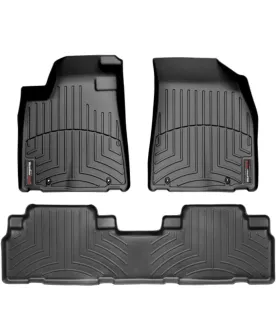 Alfombras WeatherTech FloorLiner Lexus RX 2010 2011 2012 Proteccion Laser 1ra y 2da Fila Negra