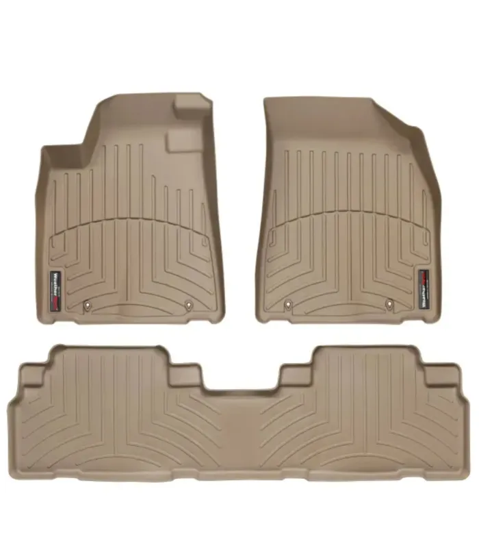 Alfombras WeatherTech FloorLiner Lexus RX 2010 2011 2012 Proteccion Laser 1ra y 2da Fila Taupe