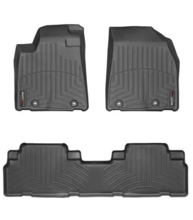 Alfombras WeatherTech FloorLiner Lexus RX 2013 2014 2015 Proteccion Laser 1ra y 2da Fila Juego Completo Negro