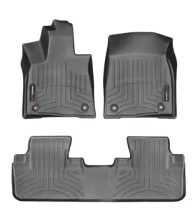 Alfombras WeatherTech FloorLiner Lexus RX 2016-2022 Proteccion Laser 3D Juego Completo Negro