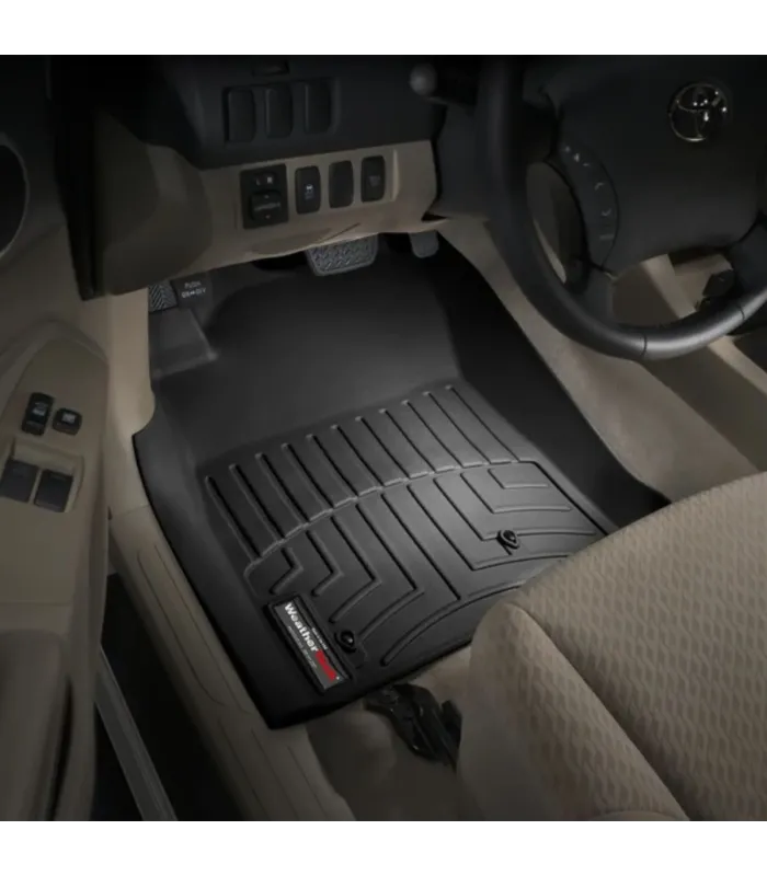 Set de Alfombras Bandeja WeatherTech Toyota Tacoma 2005-2011 Negras 1ra y 2da Fila