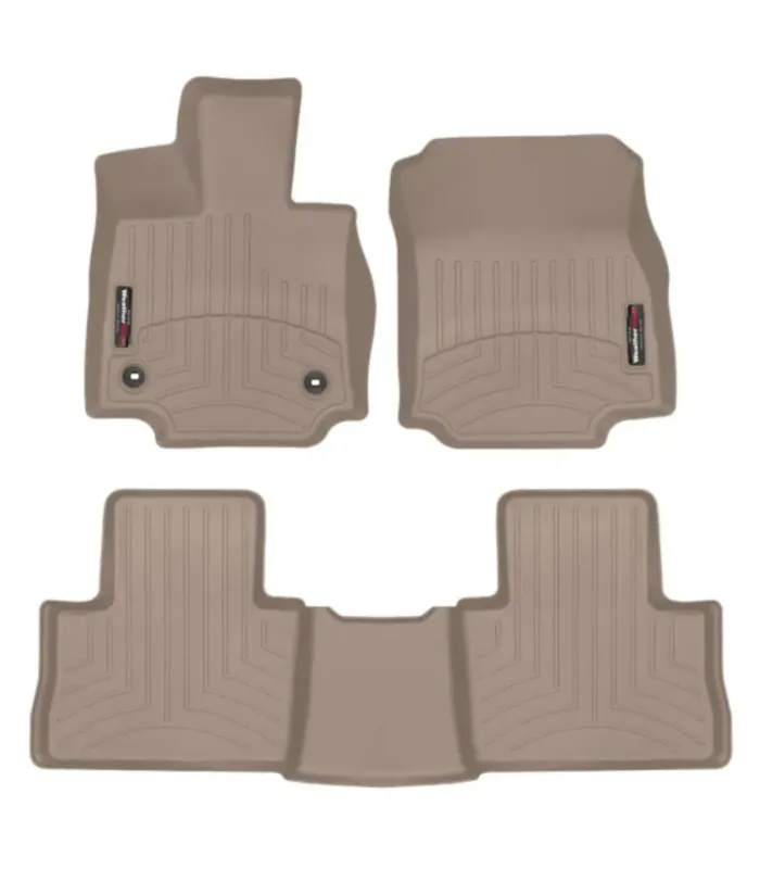 Alfombras Tipo Bandeja WeatherTech FloorLiner Toyota RAV4 2019 2020 2021 2022 2023 2024 2025 Set 1ra y 2da Fila Taupe