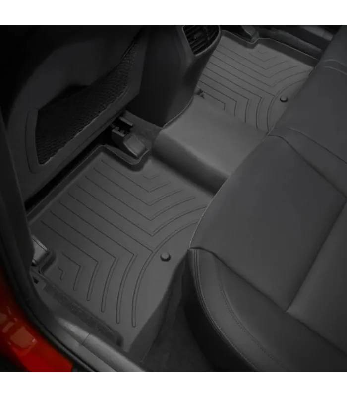 Alfombras Tipo Bandeja WeatherTech FloorLiner Hyundai Tucson 2019 2020 2021 Proteccion Laser Set 2da fila Negro