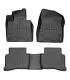 Alfombras Tipo Bandeja WeatherTech FloorLiner Hyundai Tucson 2019 2020 2021 Proteccion Laser Set Completo Negro