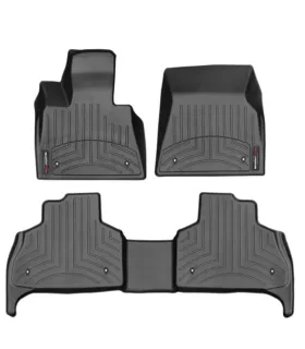 Alfombras Tipo Bandeja WeatherTech FloorLiner BMW X5 2019 2020 2021 2022 2023 2024 2025 2026 40i M50i 50i 1ra y 2da Fila Negra