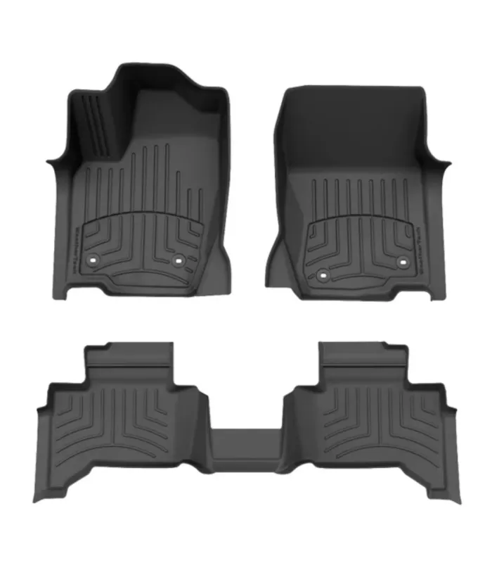 Alfombras WeatherTech FloorLiner y Toyota Land Cruiser Prado 2024-2026 Lexus GX 2024 2025 2da Fila negro