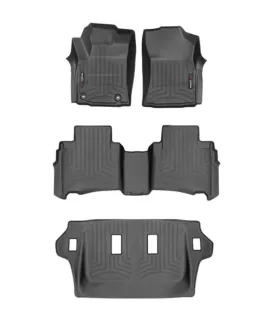 Alfombras WeatherTech FloorLiner para Toyota Fortuner 2016 a 2024 proteccion 360