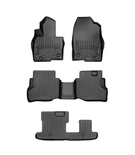 Alfombras Tipo Bandeja WeatherTech FloorLiner para Mazda CX-9 años 2016-2023 3 fila Negro