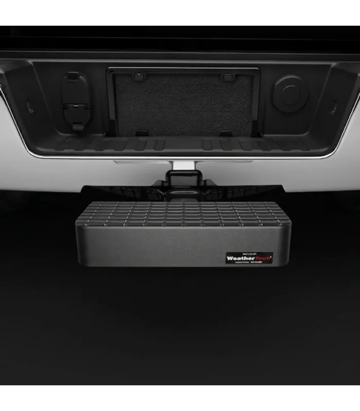 Protector de Bumper Trasero y Escalon de Acero WeatherTech BumpStep 8ABS2WHP1 Universal para Enganche de 2 Pulgadas