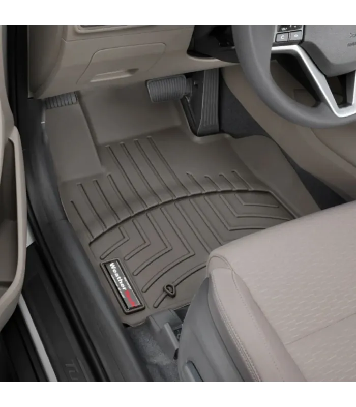 Set de Alfombras WeatherTech Marron Cocoa para Kia Sportage 2017 2022 Proteccion 360