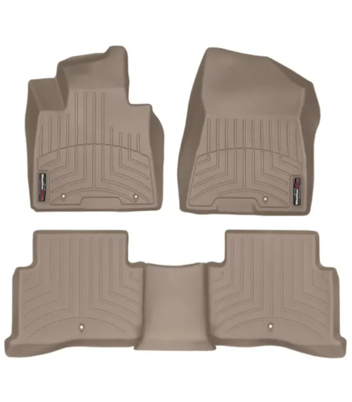 Alfombras WeatherTech FloorLiner Kia Sportage 2017 a 2022 Ajuste Laser Color Taupe Beige