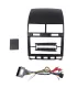 Dash Kit Fascia Frente Adaptador de Radio 9 Pulgadas Volkswagen Touareg 2004 2005 2006 2007 2008 2009 2010