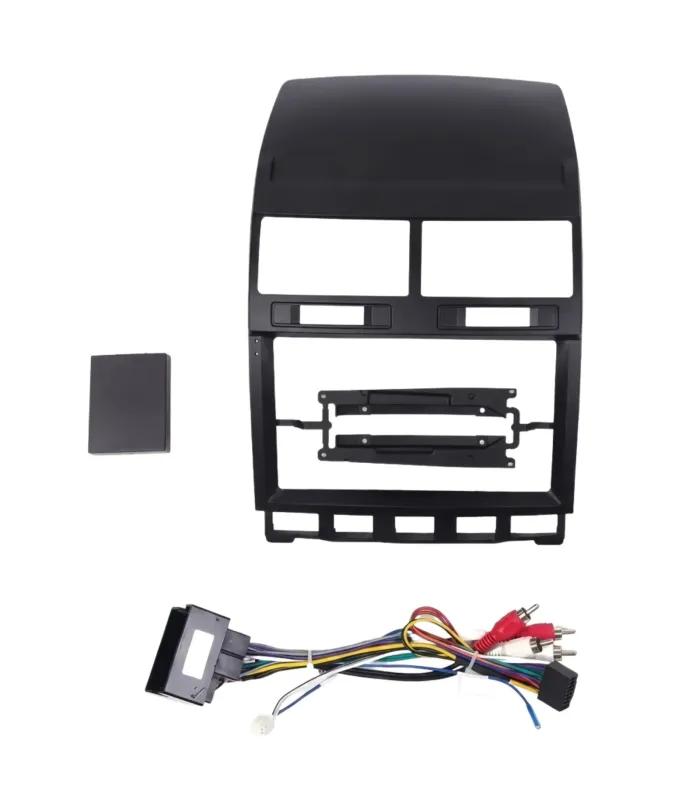 Dash Kit Fascia Frente Adaptador de Radio 9 Pulgadas Volkswagen Touareg 2004 2005 2006 2007 2008 2009 2010