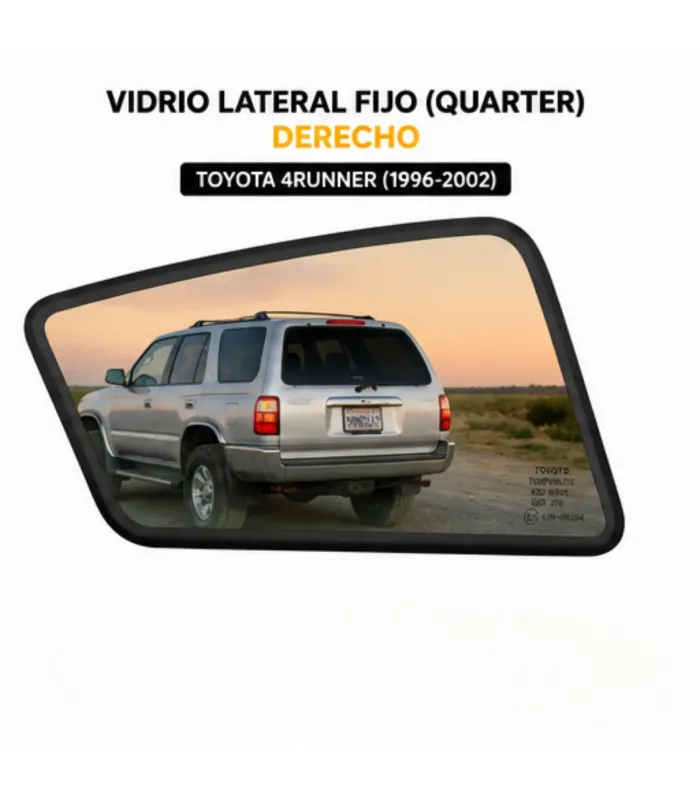 Cristal Vidrio Lateral Puerta Delantera Trasera Toyota 4Runner 1996 1997 1998 1999 2000 2001 2002