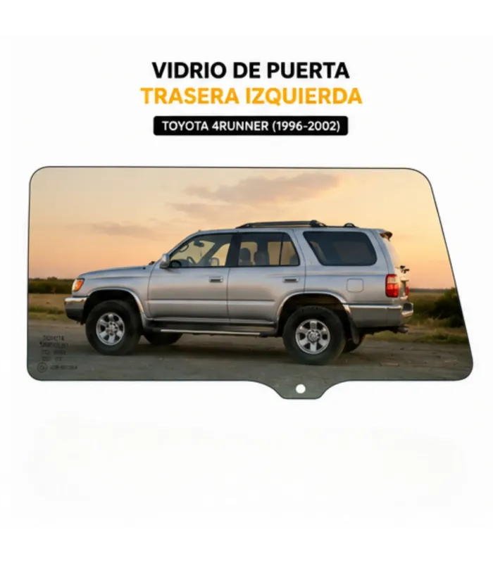 Cristal Vidrio Lateral Puerta Delantera Trasera Toyota 4Runner 1996 1997 1998 1999 2000 2001 2002
