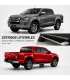 Set completo de estribos laterales negros para Isuzu D-MAX y Chevrolet Colorado modelos 2012 a 2024