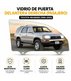 Cristal Vidrio Lateral Puerta Delantera Trasera Toyota 4Runner 1996 1997 1998 1999 2000 2001 2002