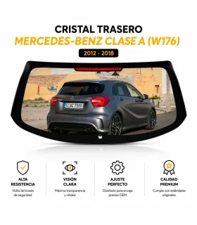 Cristal Trasero Vidrio de Compuerta Termico Mercedes Benz Clase A W176 2012-2018 Hatchback
