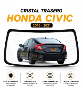 Cristal trasero Honda Civic Sedan e Insight templado de seguridad