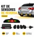 Sensores de reversa universales set de 4 con pantalla digital y alerta audible para vehículos