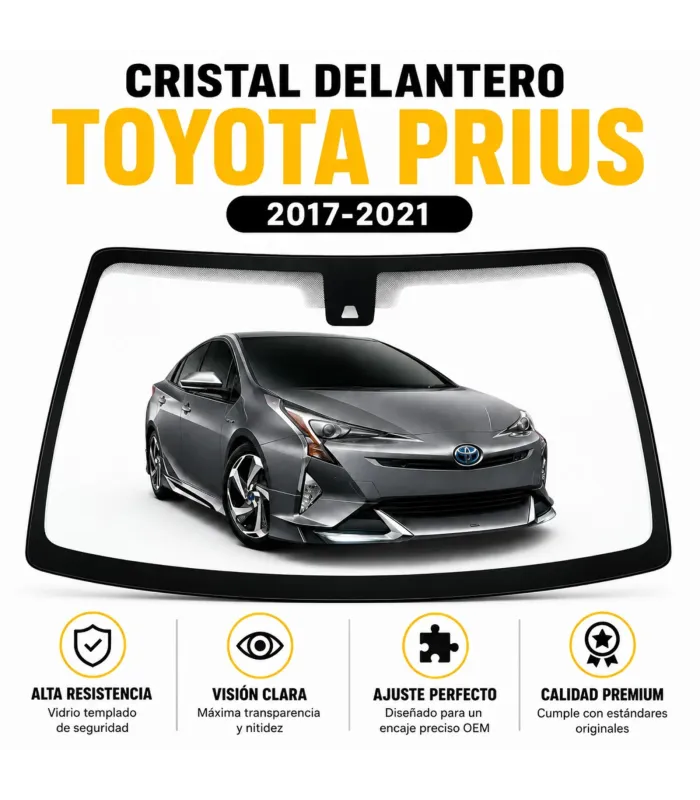 Parabrisas delantero Toyota Prius 2017 2021 cristal laminado