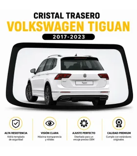 Vidrio trasero luneta Volkswagen Tiguan 2017-2023