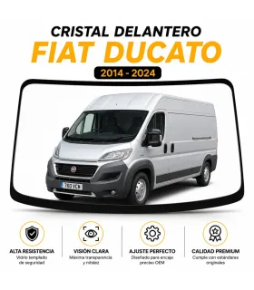 Parabrisas delantero Fiat Ducato cristal laminado