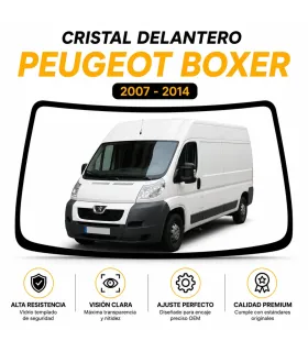 Parabrisas delantero Peugeot Boxer cristal laminado