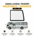 Cristal lateral Toyota Coaster fijo trasero reemplazo automotriz