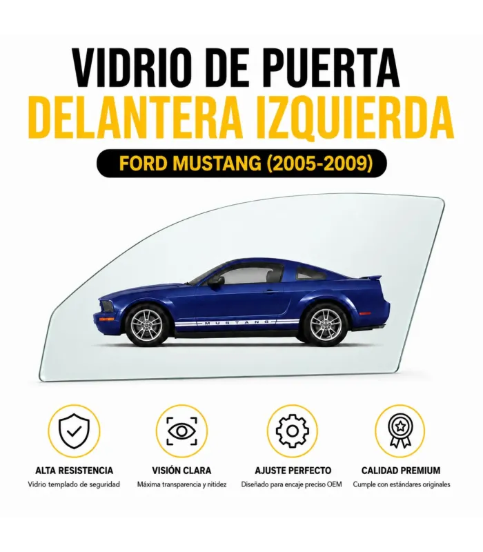 vidrios-de-puertas-delanteras-ford-mustang-2009
