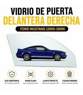 Vidrios de puertas delanteras Ford Mustang 2009