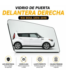 Vidrios de puertas Kia Soul 2014 2019 cristales laterales