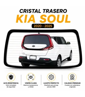 trasera Kia Soul cristal templado