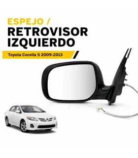 Espejos Retrovisores Toyota Corolla S 2009-2013 Izquierdo
