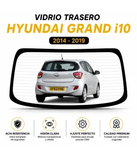 Luneta trasera Hyundai Grand i10 cristal templado